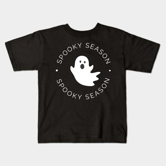 Enchanted Haunts: Spooky Season Halloween Kids T-Shirt by neverland-gifts